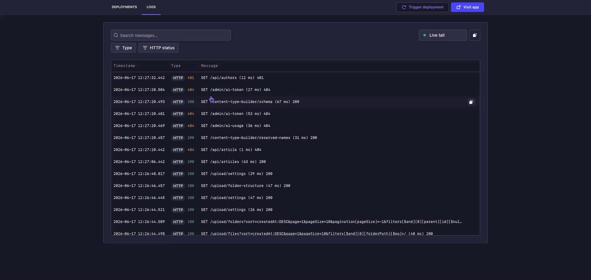 Logs
